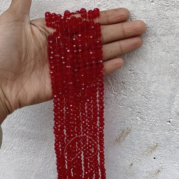 8mm red crystal