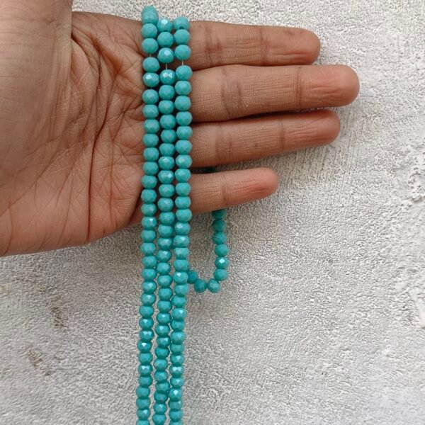 8mm teal crystal