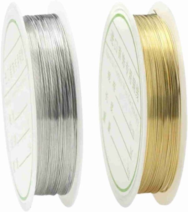 wire / jewellery wire  / thread / wire / tec / pack of 1 roll/  10 metres - Image 2