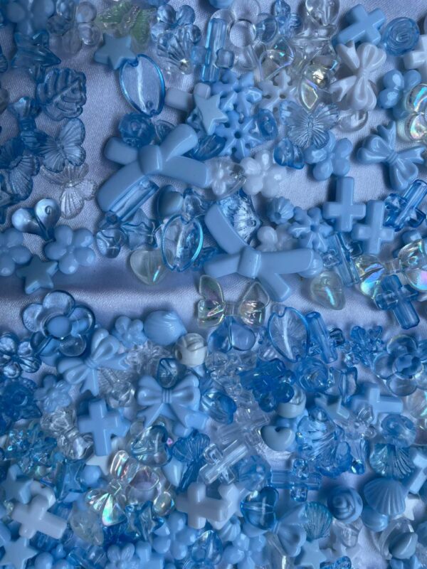 blue beads soup / beads / mix beads / random mix  / 20 grm