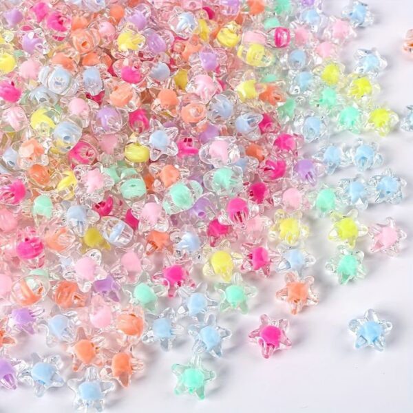 beads / transparent beads star