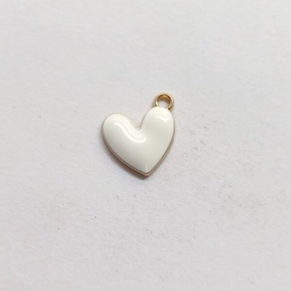 white mini heart