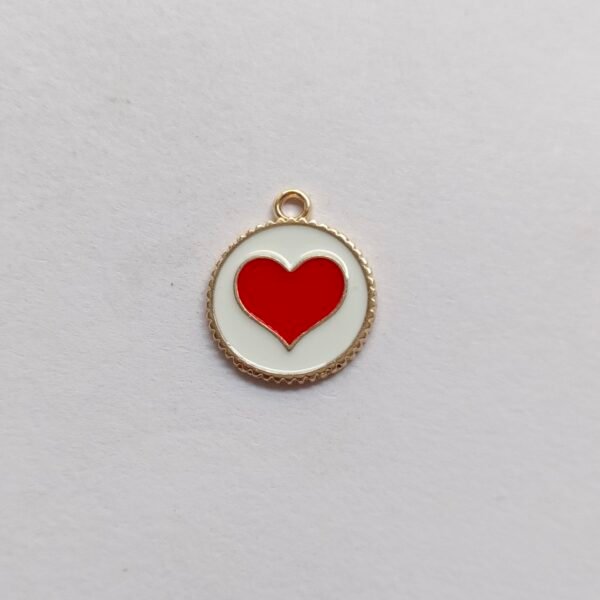 white red heart