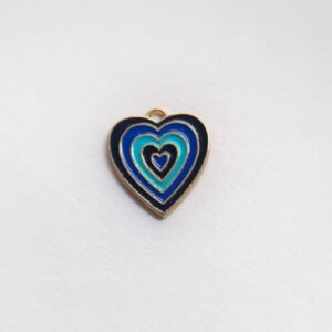 blue y2k heart