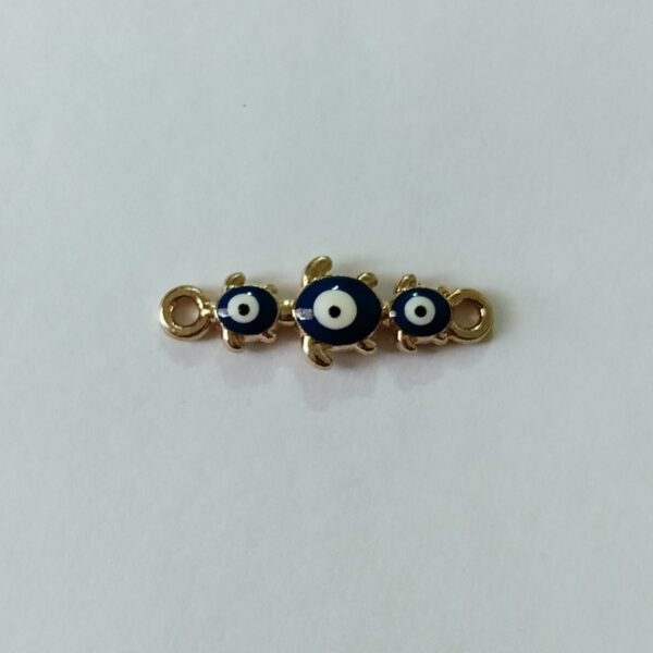 3 evileye  rakhi double loop charms