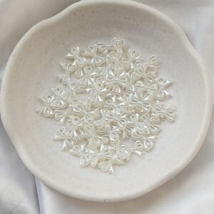 pearl mini bow beads