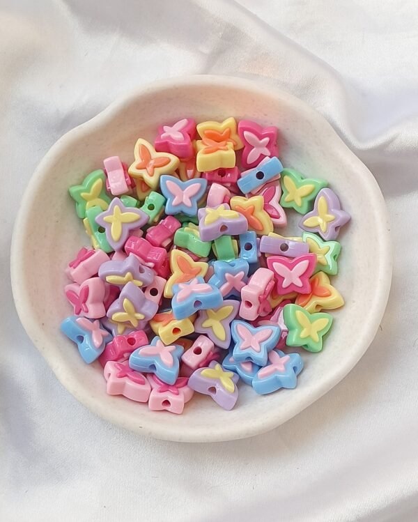 pastel butterflies beads