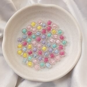 acrylics round beads