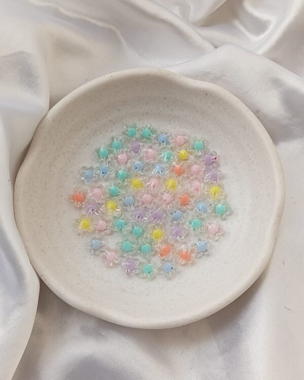 acrylic flower beads