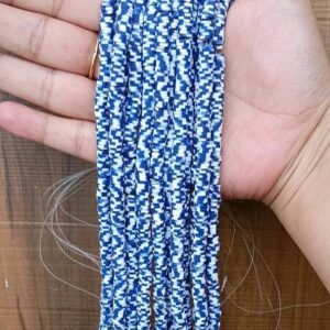 blue megamta fimo beads
