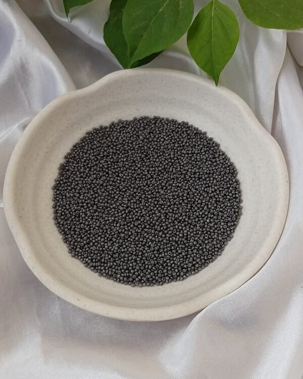 grey seed beads
