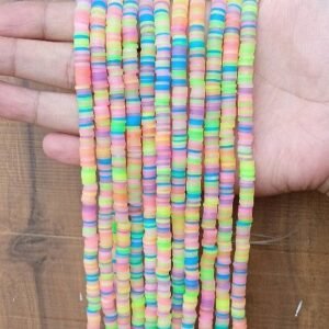 rainbow fimo beads