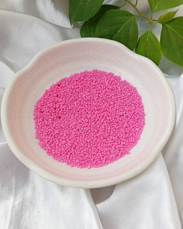 baby pink seed beads