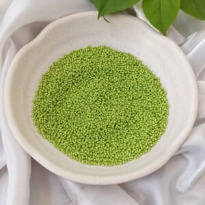 beon green  seed beads