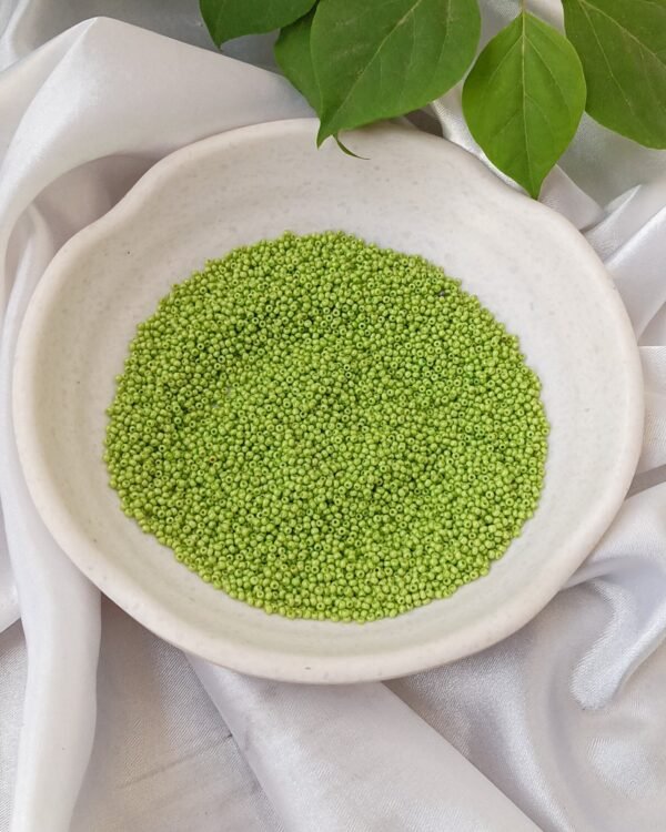 beon green  seed beads
