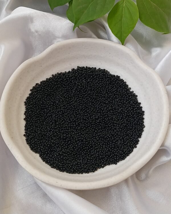 black seed beads