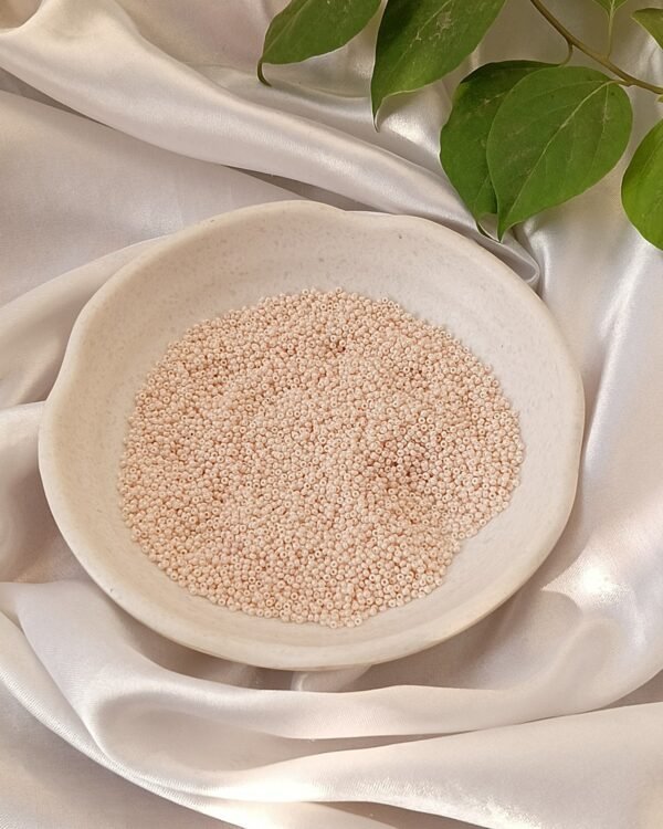 off white seed beads