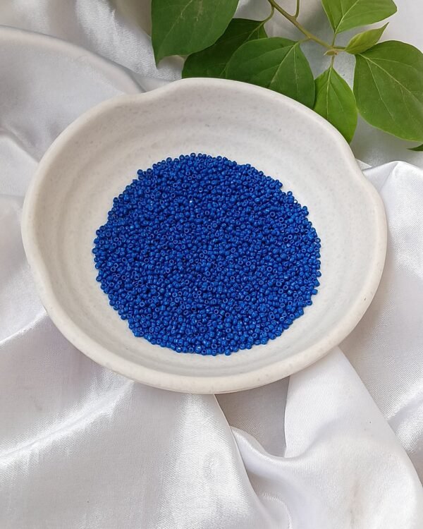 dark blue  seed beads