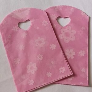 pink  bags / goodies bags