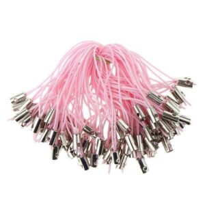 pink mobile phone cord / phone hanging