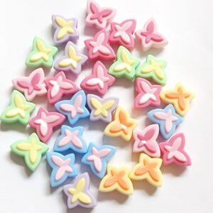 pastel butterflies beads