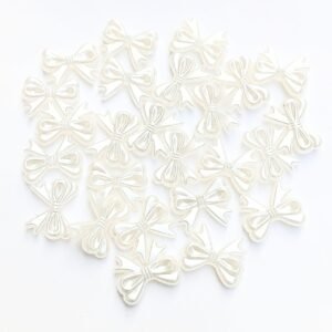 pearl mini bow beads