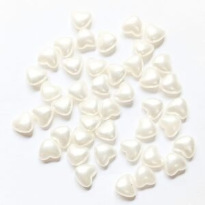 pearl heart beads