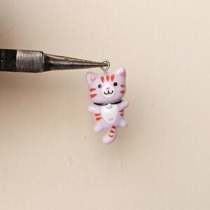 resin pastel lavender cat