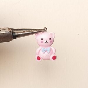 resin pink  teddy