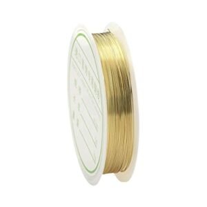 Golden jewellery making wire