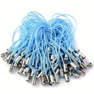 blue mobile phone cord / phone hanging