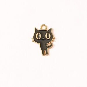 mini cat charms (black)