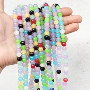 mix 8mm glass beads / jelly beads