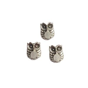 owl charms (silver)