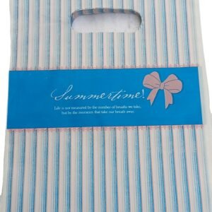 goodie bags blue pink bow